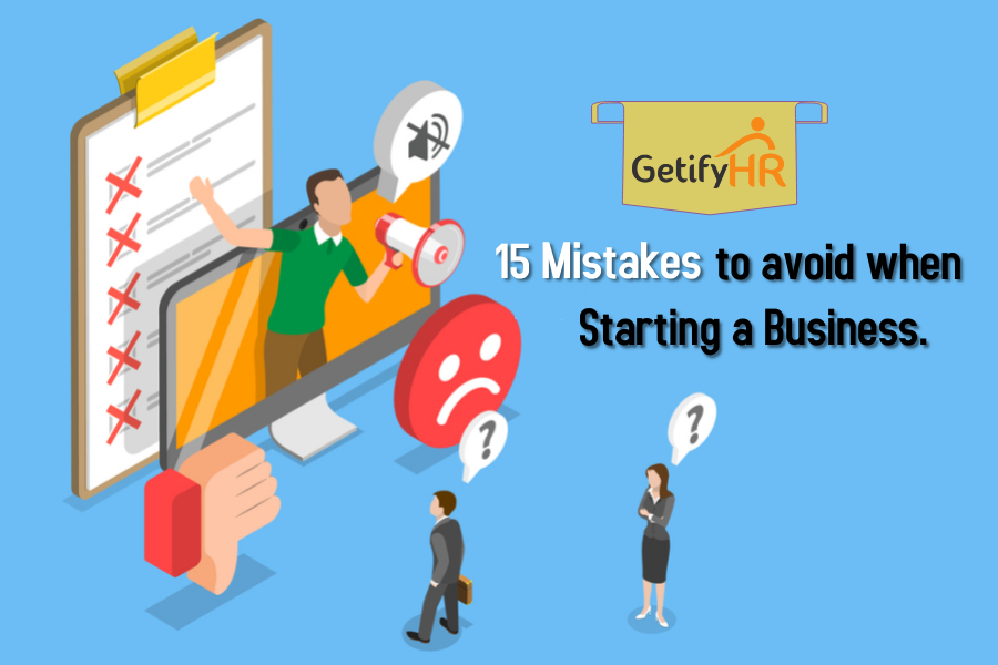 15 Mistakes to avoid when a Starting Business